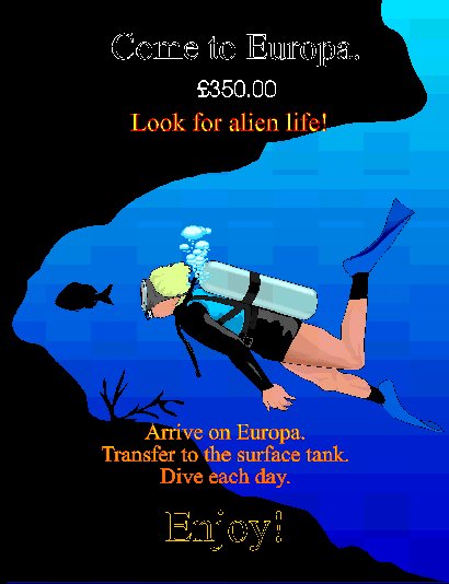 Scuba Diving on Europa