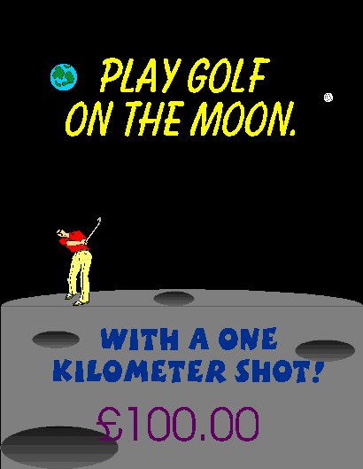Play Golf on the Moon