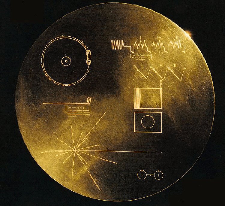 Voyager I and II's compact discs.